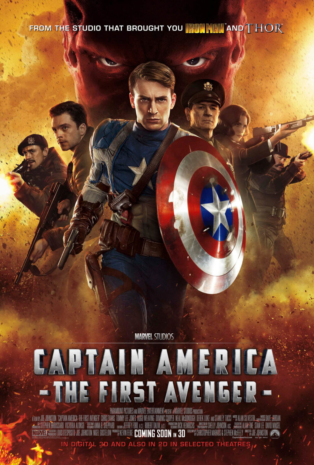 Captain America: The First Avenger và chân dung người đội trưởng Mĩ Poster cua phim captain america the first avenger e1614272838516 - Captain America: The First Avenger và chân dung người đội trưởng Mĩ