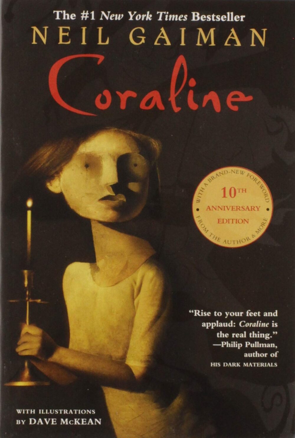 Bìa tiếng Anh của cuốn sách Coraline