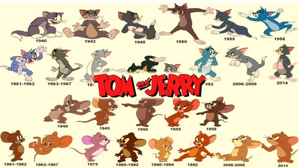 Tom & Jerry qua các thời kì phát triển
