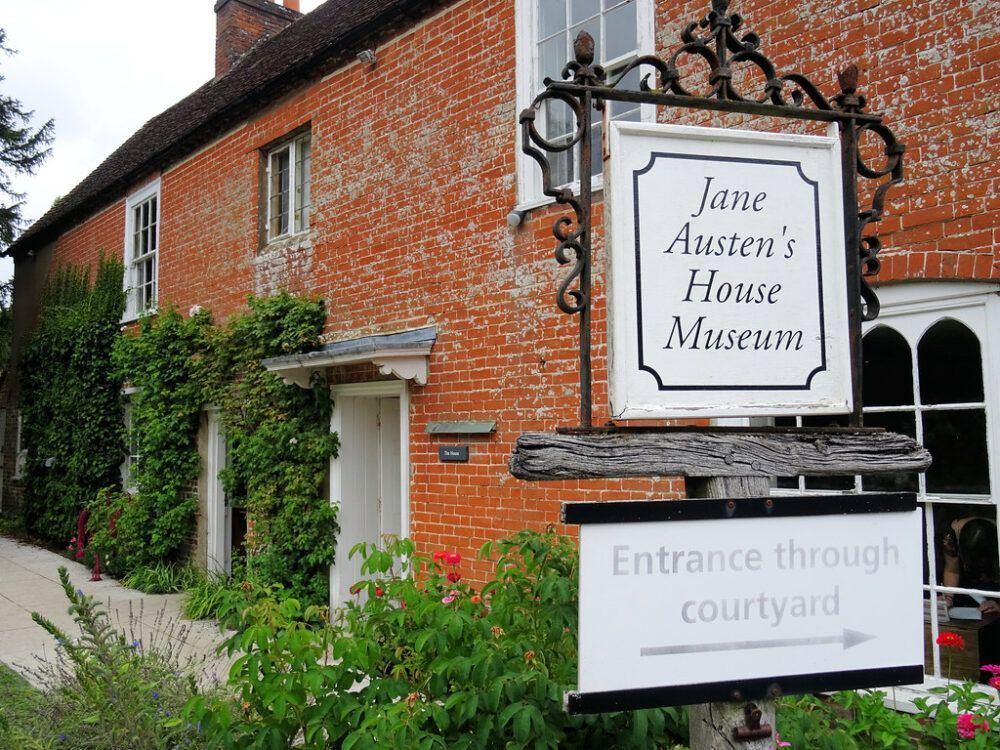 Hình ảnh ngôi nhà của gia đình Jane Austen
