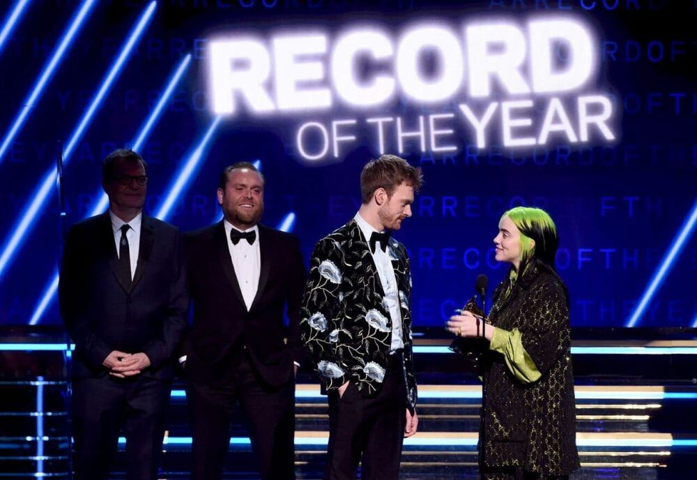 Billie nhận giải thu âm của năm grammy 2020