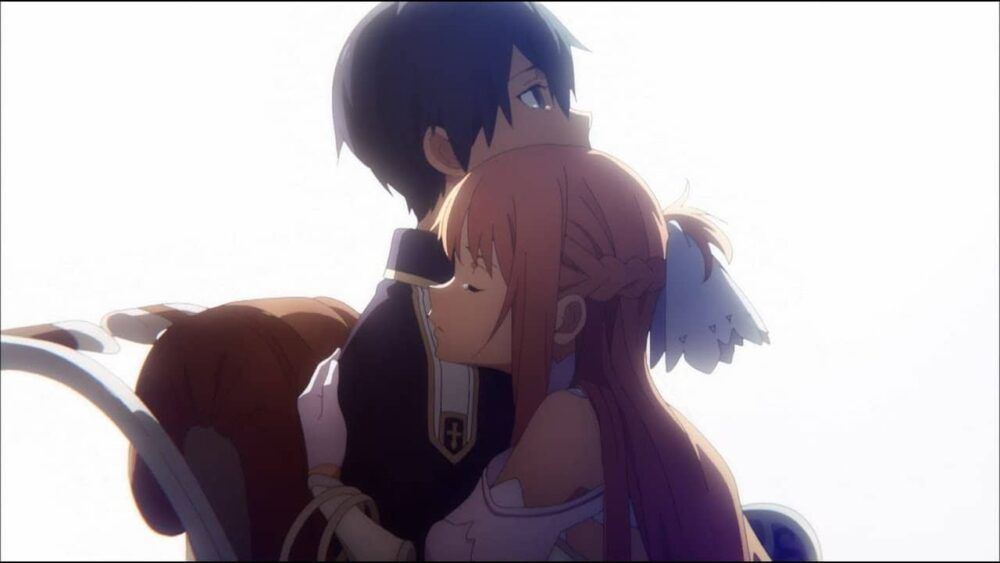 Hình ảnh Kirito và Asuna hạnh phúc bên nhau