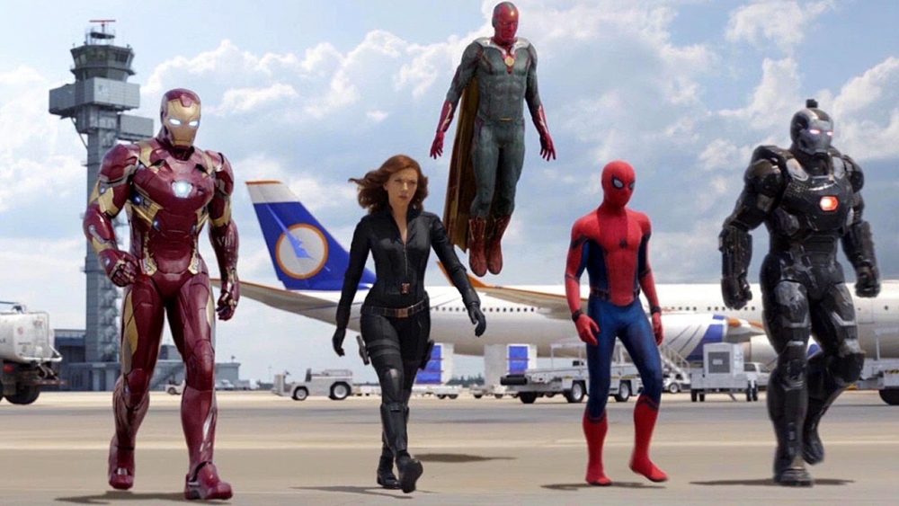 Hình ảnh của Team Iron man trong phim