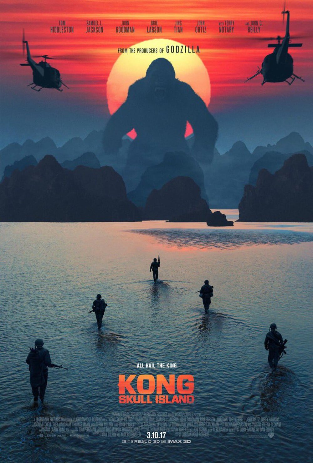 Poster Kong Skull Island - "Kong: Skull Island": Bom tấn trên cảnh sắc Việt Nam