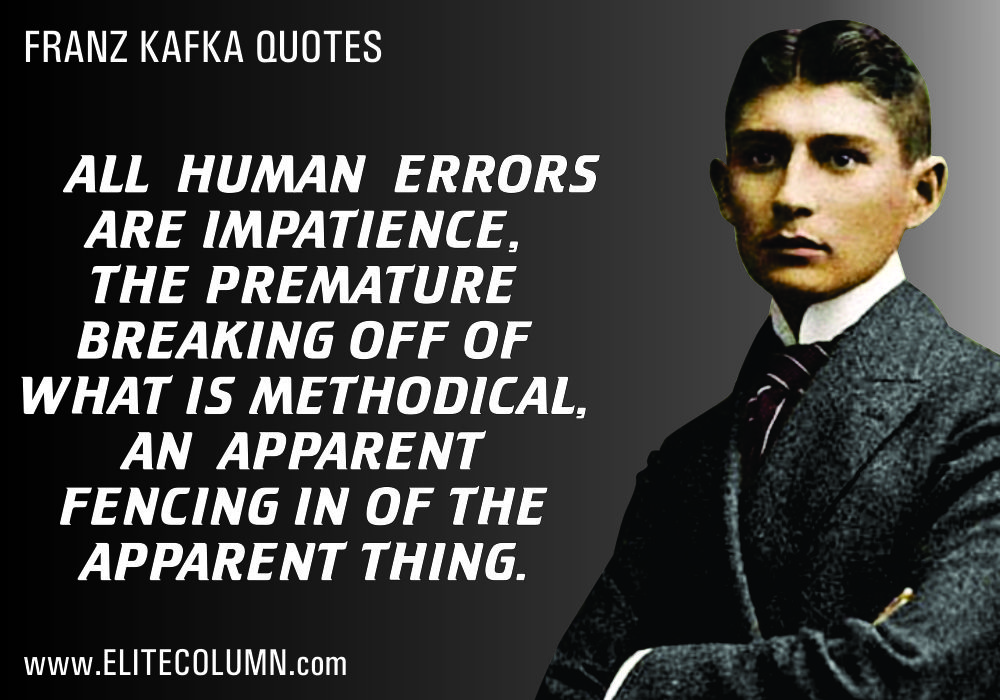 Danh ngôn của nhà văn Franz Kafka