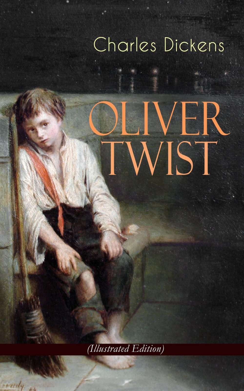 Ảnh bìa tiểu thuyết Oliver Twist