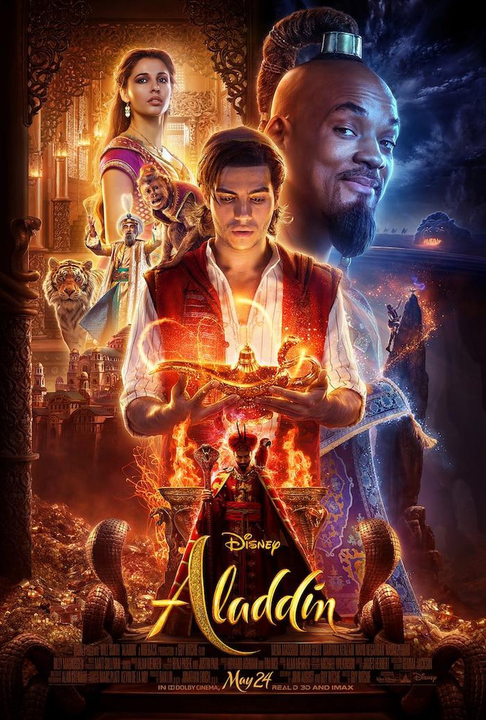 poster Aladdin - Aladdin: Tấm vé trở về tuổi thơ tươi đẹp