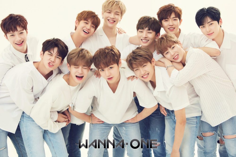 Hình ảnh mười một chàng trai của nhóm nhạc nam Wanna One