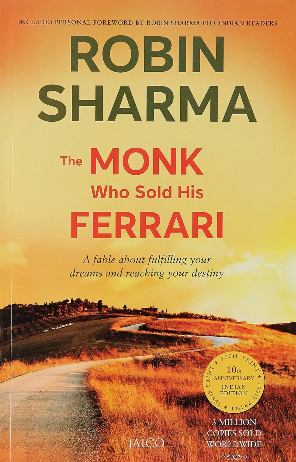 Bìa cuốn sách làm nên tên tuổi của Robin Sharma