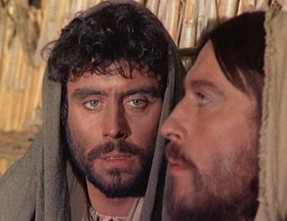 Judas Iscariot (trái) là vai diễn đồng tính đầu tiên của ông 