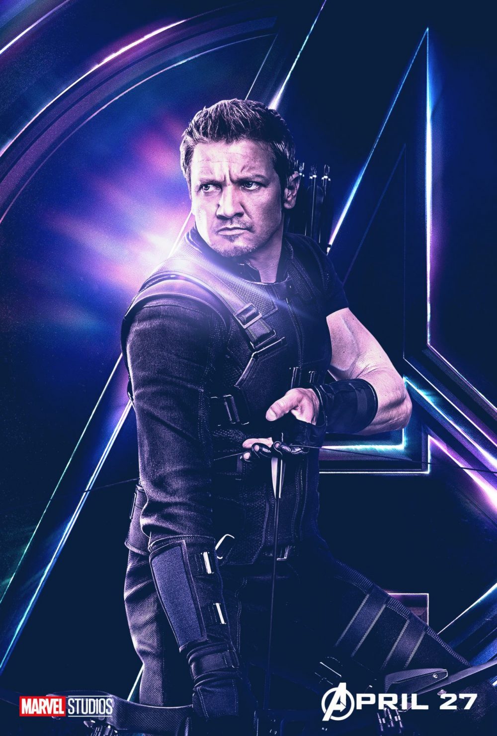 Poster chinh thuc cua Jeremy Renner trong avengers endgame e1596990810523 - Jeremy Renner: Siêu anh hùng nhiều tai tiếng của Marvel