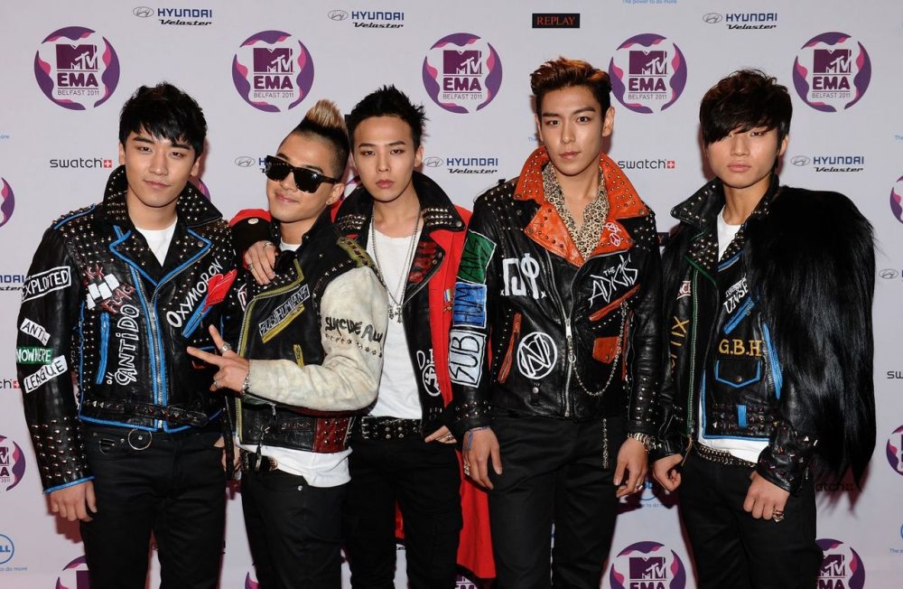 Big Bang tại thảm đỏ MTV Europe Music Awards