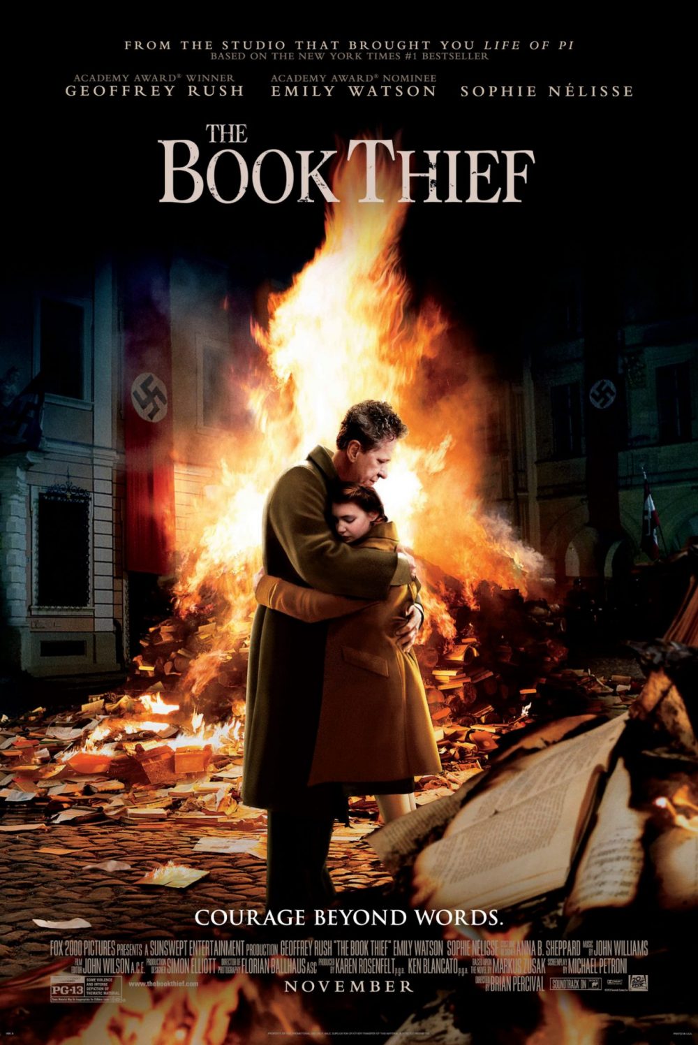 Poster bộ phim chuyển thể cùng tên của Kẻ Trộm Sách