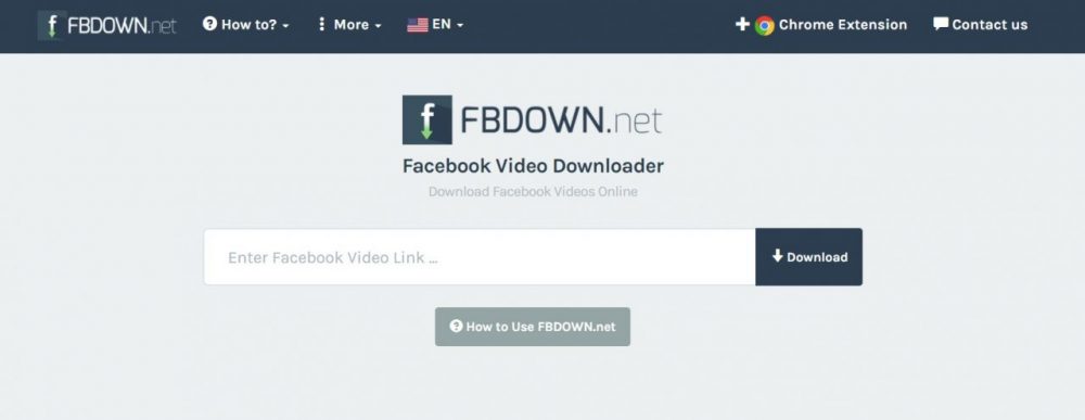 Fb down net e1599979495865 - Cách tải video trên facebook về máy tính trong 1 nốt nhạc