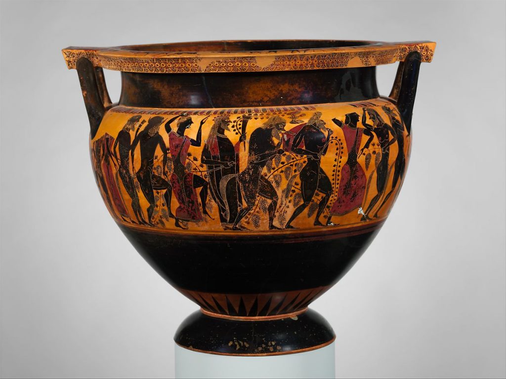 Bình pha rượu hai quai của Athens cổ đại 
