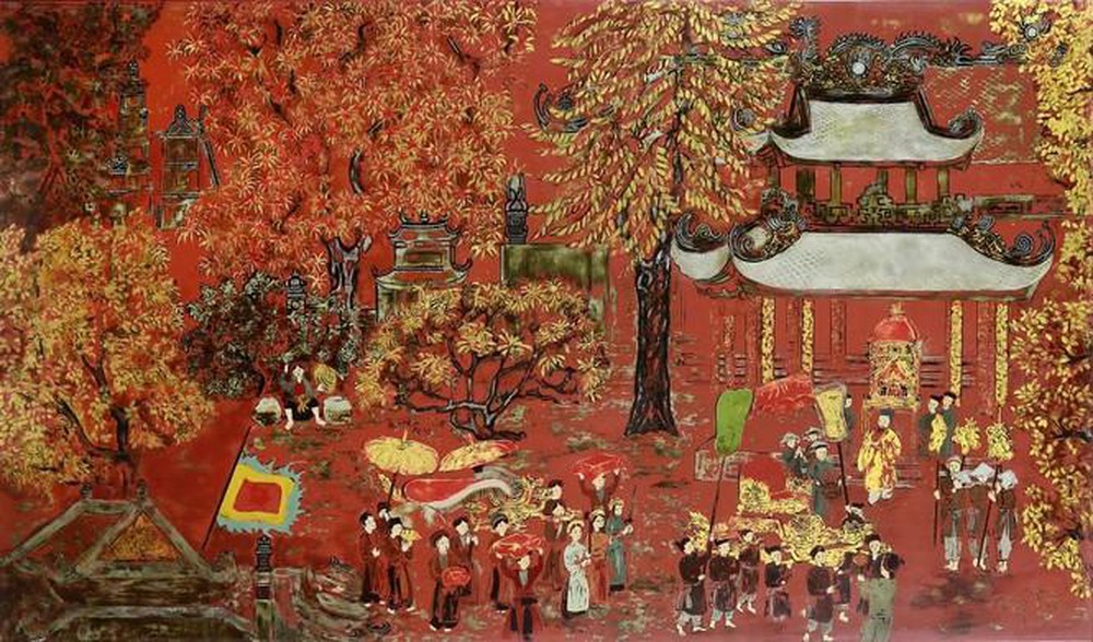 Nguyễn Gia Trí đã đạt được những bước tiến lớn trong kỹ thuật vẽ tranh sơn mài vào đầu những năm 40