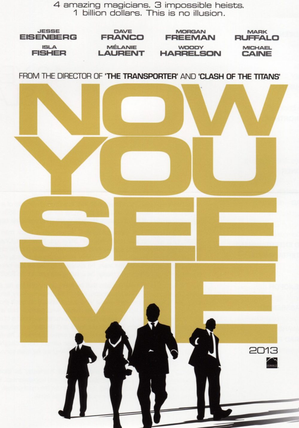 Poster của bộ phim Now you see me