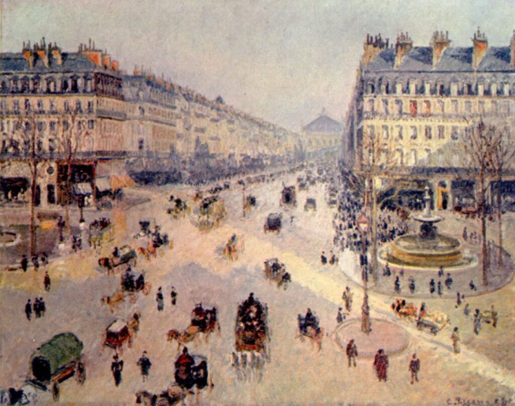 Camille Pissarro   Avenue de lOpera   Musee des Beaux Arts Reims 1024x808 - Paris: Kinh đô ánh sáng được dưỡng nuôi bằng suối nguồn văn hóa