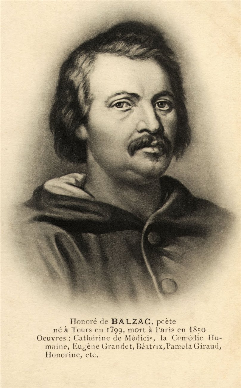 Honore Balzac trên hành trình đi tìm kỷ nguyên của đời mình chan dung honore balzac - Honore Balzac trên hành trình đi tìm kỷ nguyên của đời mình