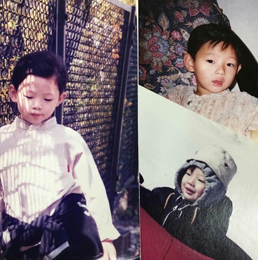 Hình ảnh thời thơ ấu của nam diễn viên Kim JI Soo