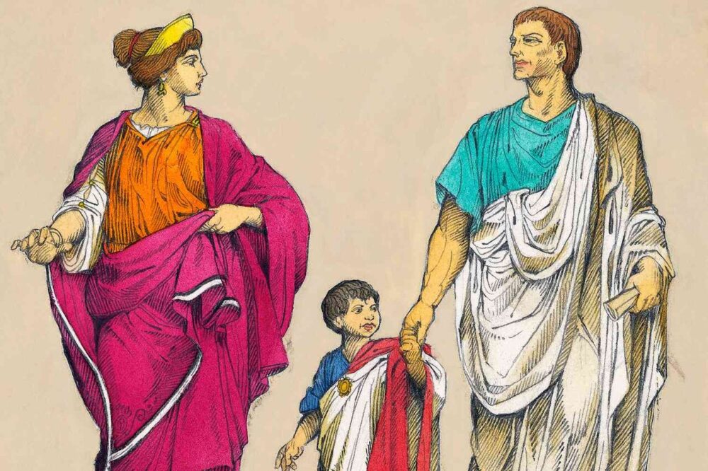 Người đàn ông thường đóng vai trò chính trong gia đình Rome