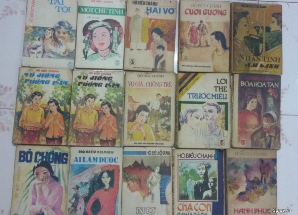 Một số cuốn tiểu thuyết của nhà văn Hồ Biểu Chánh