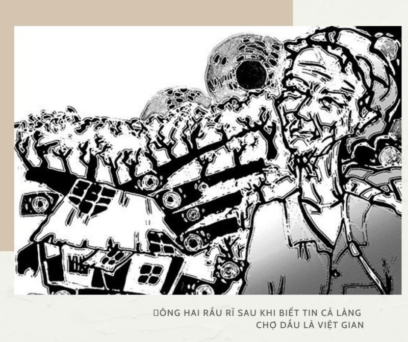 Làng: Bức tranh kháng chiến của người nông dân Việt Nam noi ho then trao dang sau khi biet tin lang la viet gian e1621429457147 - Làng: Bức tranh kháng chiến của người nông dân Việt Nam