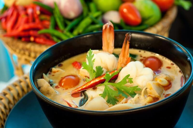 Tom Yum là đặc sản trứ danh của nền ẩm thực đất nước Thái Lan