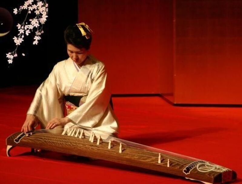 Đàn Koto là biểu trưng cho nét đẹp văn hóa Nhật Bản