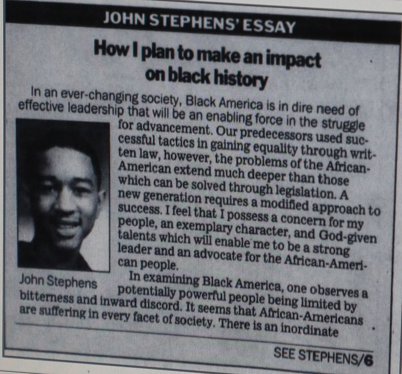 Hai mươi lăm năm về trước, John Legend đã dự đoán chính xác sự nghiệp âm nhạc của anh hiện tại