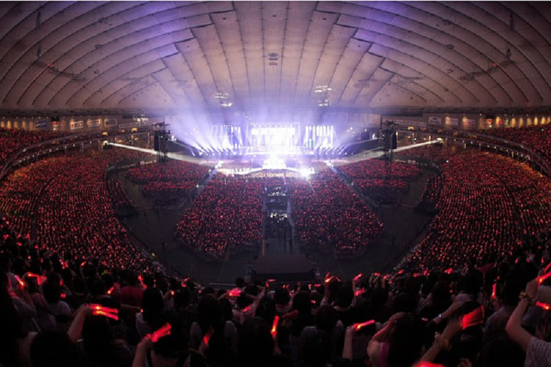 Tokyo Dome chật kín người hâm mộ DBSK