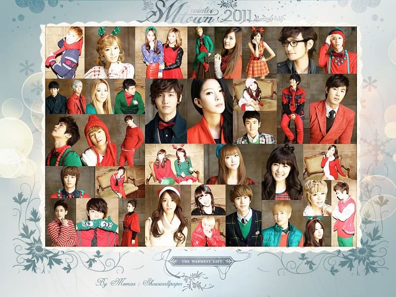Album mùa đông Winter SMTown - The Warmest Gift của SM Entertainment