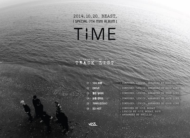 Mini album Time kỷ niệm 5 năm ra mắt nhóm nhạc Beast