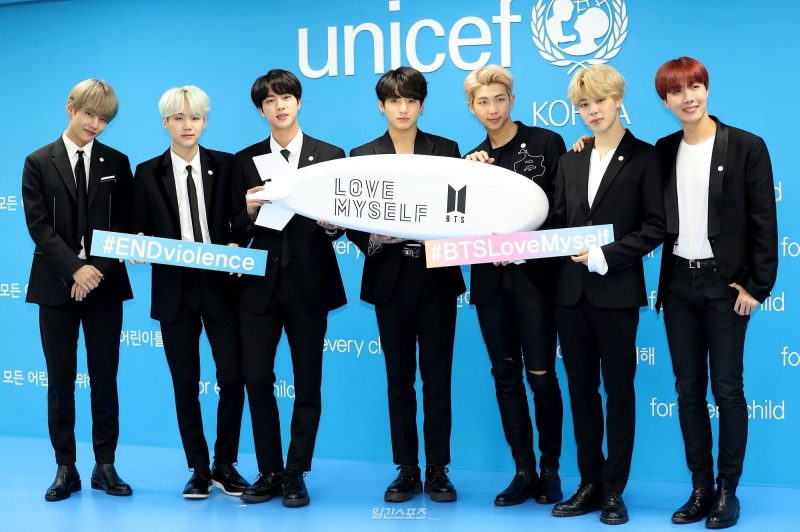 BTS hợp tác cùng UNICEF thực hiện chiến dịch Love Myself