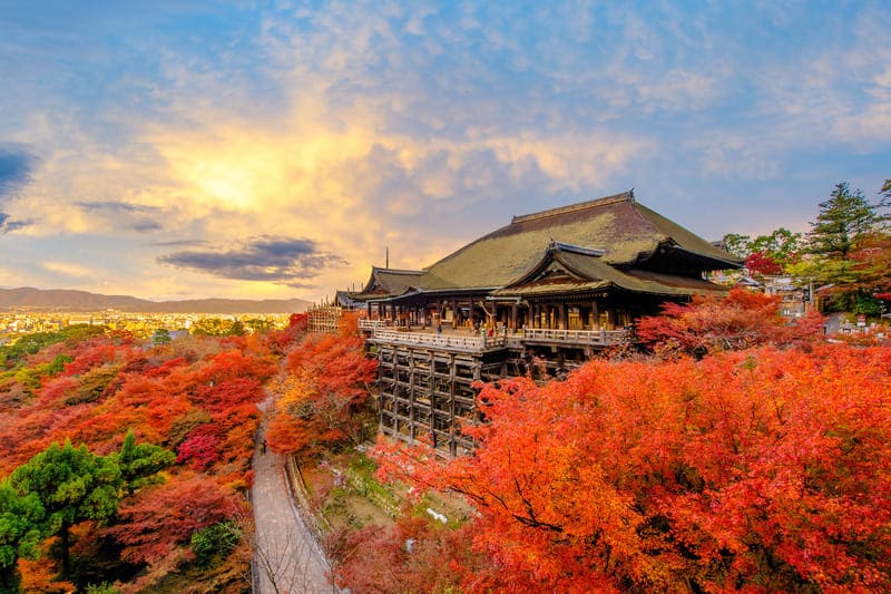 Đền Tofukuji trong khung cảnh mùa thu