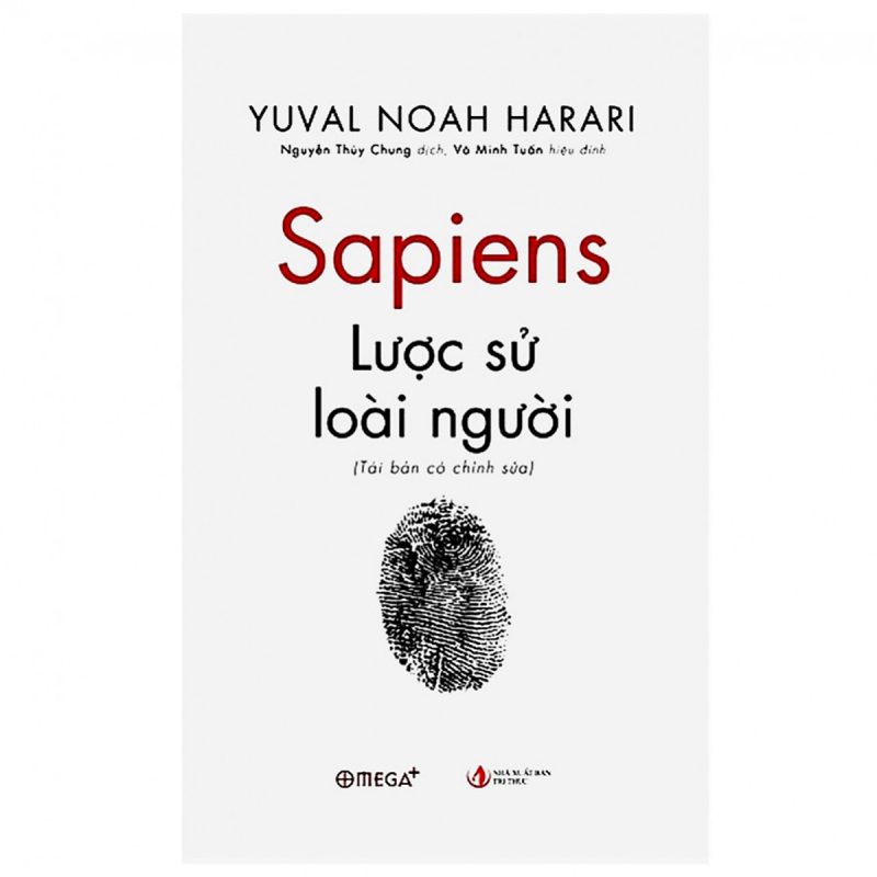 Bìa trước của Sapiens: Lược sử loài người
