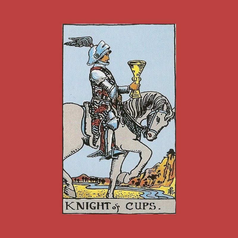 Knight Of Cups thường là lá đại diện cho tính nam trong trải bài