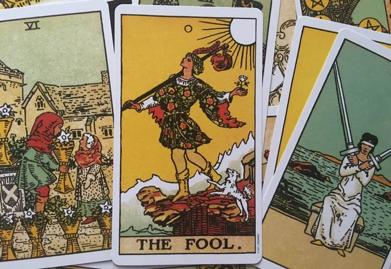 Hình ảnh lá bài The Fool trong Tarot