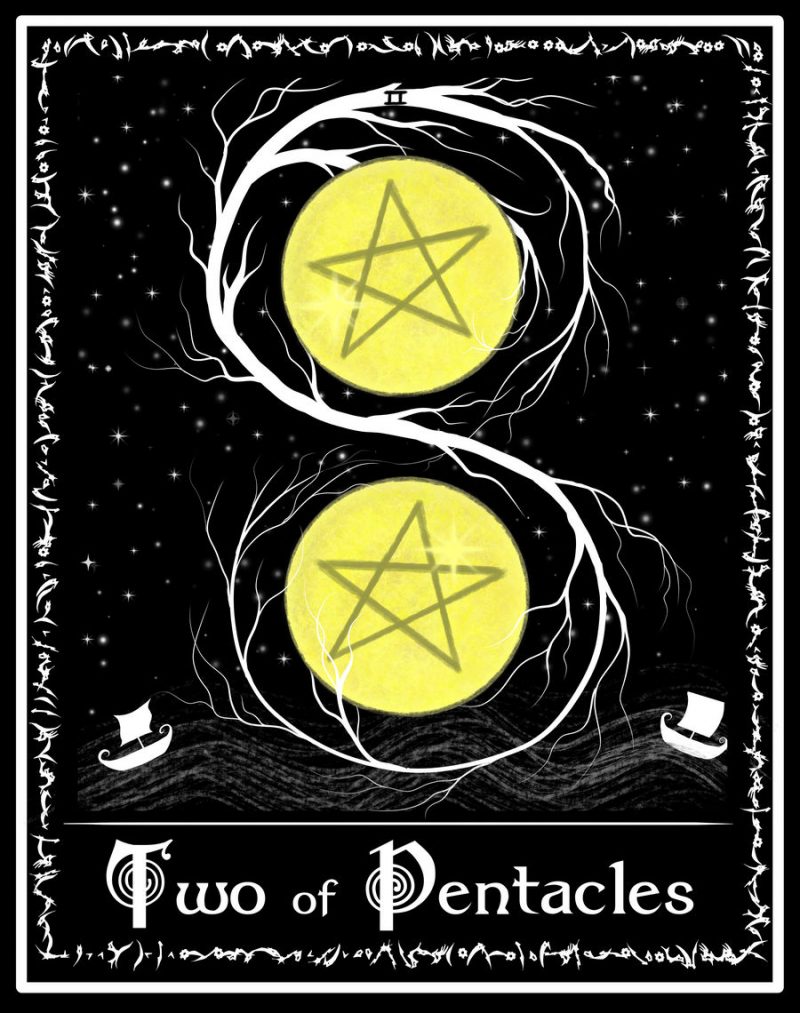 two of pentacles hinh anh 3 e1648426123282 - 2 Of Pentacles là gì? Ý nghĩa của lá bài 2 Of Pentacles trong Tarot
