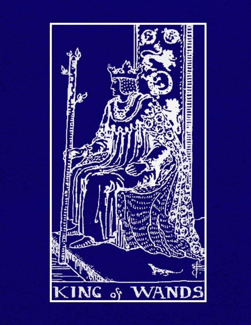 La bai King of Wands hinh anh 3 e1649953252432 - King of Wands là gì? Ý nghĩa của lá bài King of Wands trong Tarot