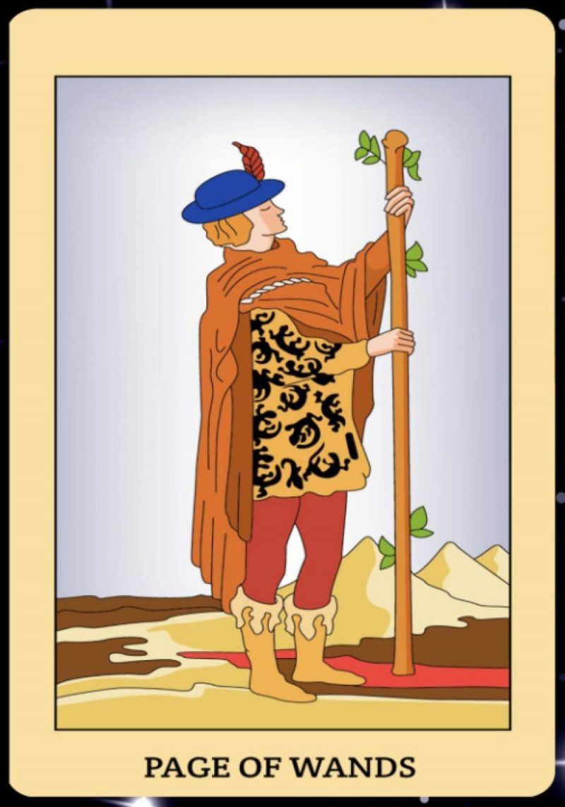 La bai Page of Wands hinh anh 1 e1649861530339 - Page of Wands là gì? Ý nghĩa của lá bài Page of Wands trong Tarot