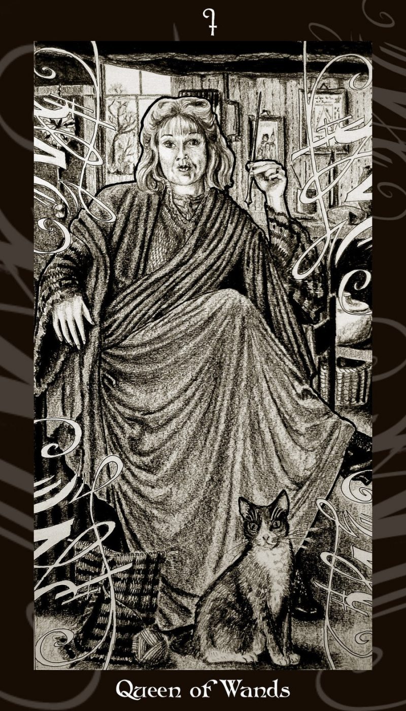 La bai Queen of Wands hinh anh 3 e1649950969770 - Queen of Wands là gì? Ý nghĩa của lá bài Queen of Wands trong Tarot