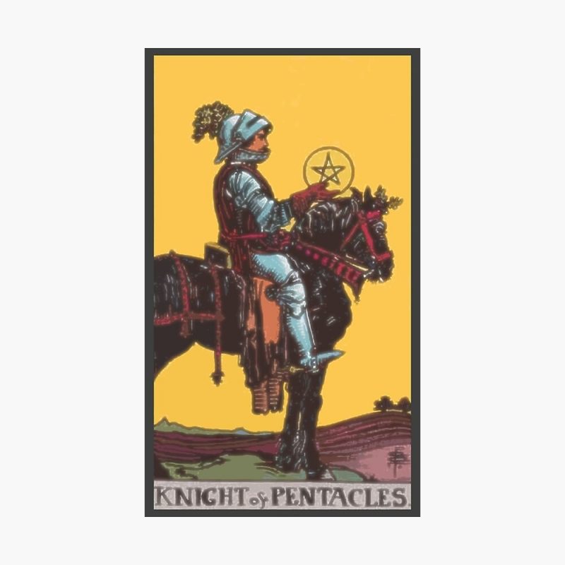 knight of pentacles hinh anh 1 e1649998848254 - Knight of Pentacles là gì? Ý nghĩa của lá bài Knight of Pentacles trong Tarot