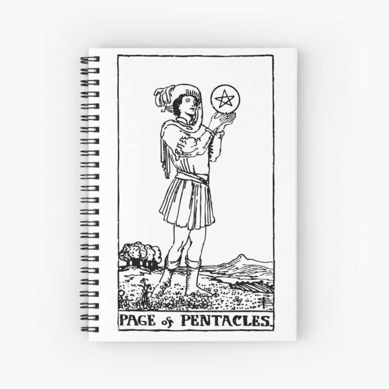 Ý nghĩa lá Page of Pentacles xuôi trong Tarot