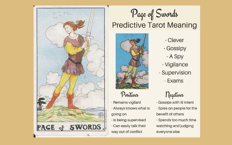 page of swords hinh anh 2 - Page of Swords là gì? Ý nghĩa của lá bài Page of Swords trong Tarot