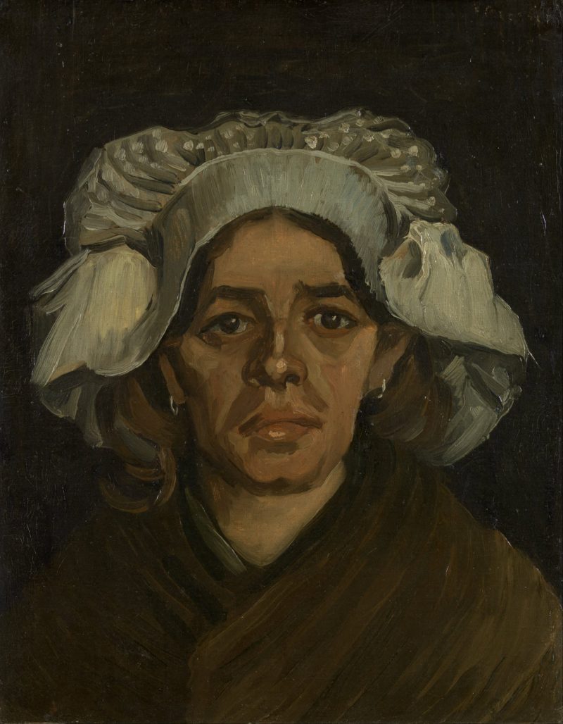 Đầu của một người phụ nữ thuộc chuỗi tranh luyện tập của Vincent van Gogh trước khi bắt tay vẽ Những người ăn khoai.