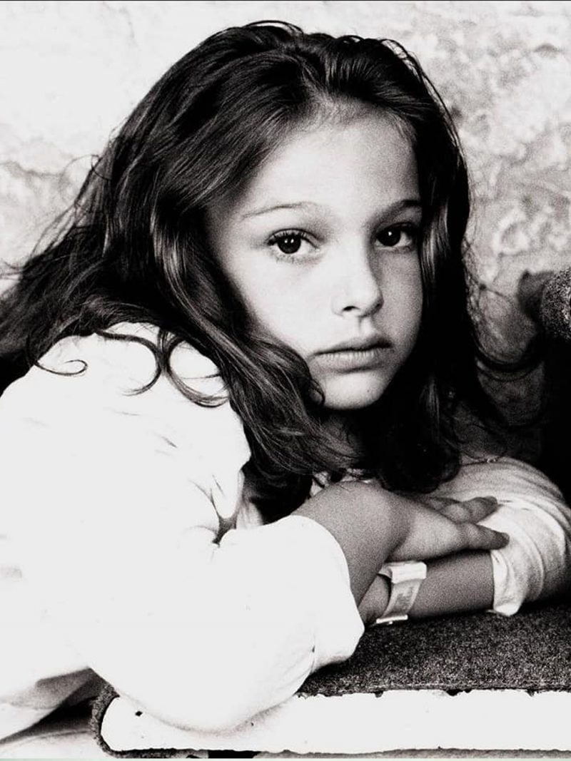 Từ nhỏ Natalie Portman đã sở hữu nhan sắc xinh đẹp cùng khuôn mặt khả ái