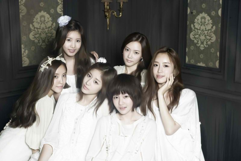 Đội hình sáu thành viên của T-ara