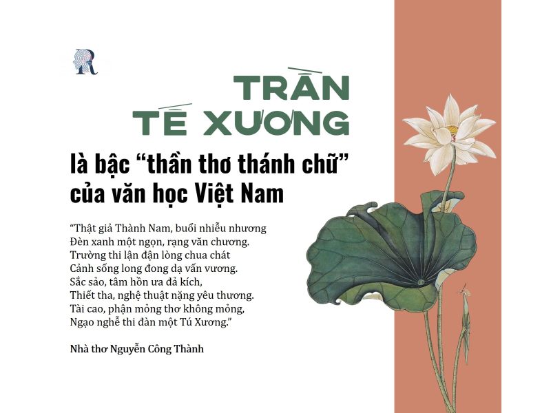 Trần Tế Xương là bậc "thần thơ thánh chữ" của văn học Việt Nam 