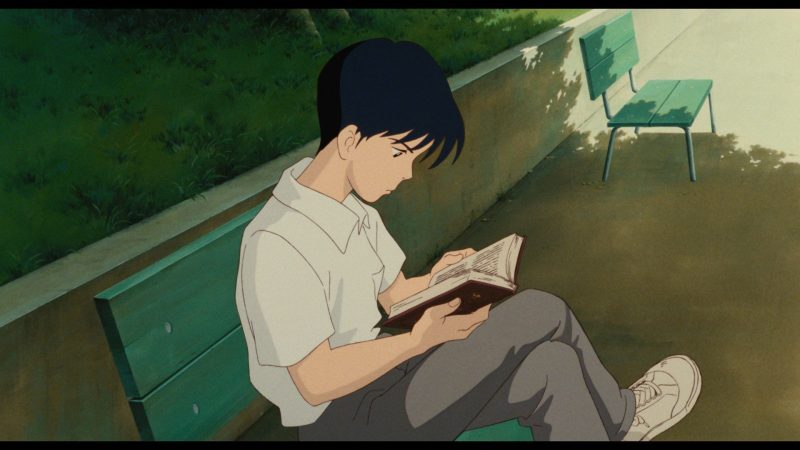 Seiji vô tình đọc được bài thơ kì cục của Shizuku trong Lời thì thầm của trái tim